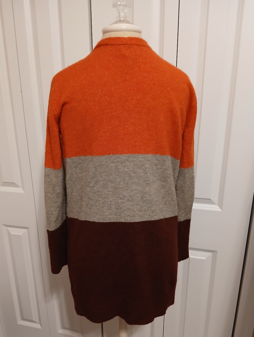A New Day Target Multicolor Duster Long Cardigan Sweater Color Block XS Small - Picture 2 of 4